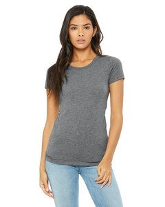Bella+Canvas B8413 - T-shirt à manches courtes Triblend pour femmes Grey Triblend