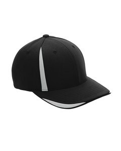 Flexfit ATB102 - Casquette pour l'équipe 365 Pro Performance, avec balayage frontal Black/Sp Silver