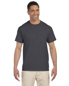 Gildan G230 - T-shirt à poche en coton Ultra Cotton® 6 Oz. Pocket T-Shirt (2300) Charcoal