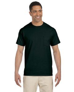 Gildan G230 - T-shirt à poche en coton Ultra Cotton® 6 Oz. Pocket T-Shirt (2300) Vert foret