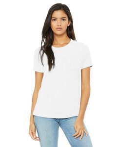 Bella+Canvas B6400 - T-shirt à manches courtes en jersey relaxant Missy's Blanc