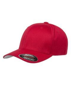 Flexfit 6277 - Casquette 6 panneaux Wooly Rouge