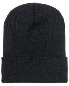 Yupoong 1501 - Cuffed Knit Cap Noir