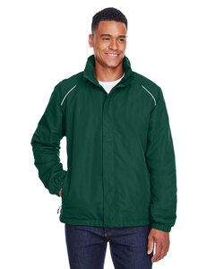 Core 365 88224 - Veste toute saison profilée doublure en polaire Vert foret