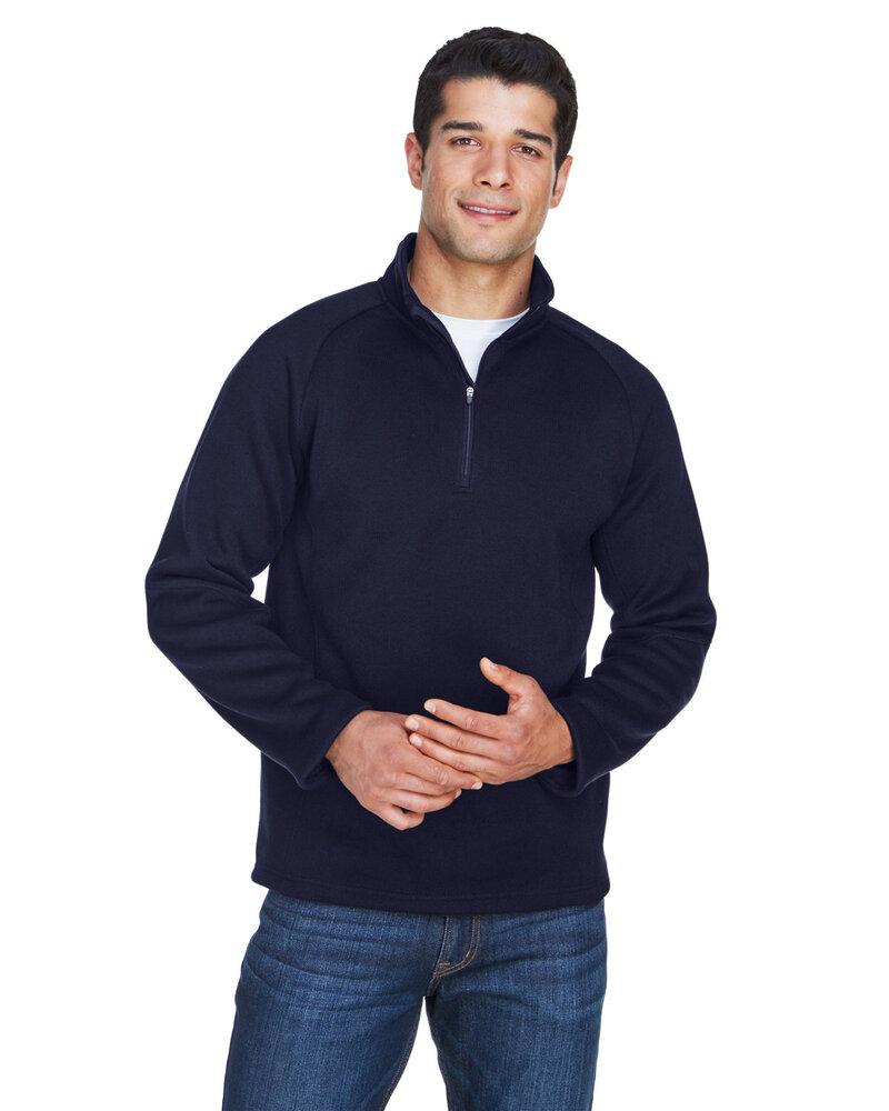 Devon & Jones DG792 - Chandail Bristol Fleece Demi-Zip