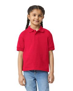 Gildan G880B - Polo 50/50 en jersey Dryblend® pour jeunes, vendu en gros Rouge