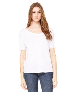 Bella+Canvas 8816 - T-shirt slouchy pour femmes Blanc