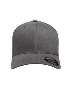 Flexfit 6377 - Casquette brossée à 6 panneaux Gris