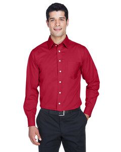 Devon & Jones DG530 - T-Shirt Sergé solide et extensible de la collection Crown Rouge