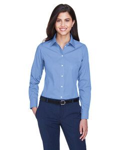 Devon & Jones D630W - Chemise Ladies Crown Collection Oxford solide Bleu ciel