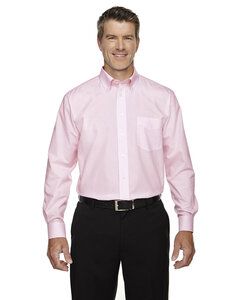Devon & Jones D645 - T-Shirt Collection Crown Banker à rayures Rose