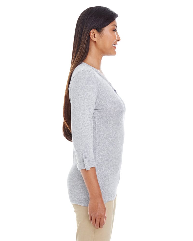 Devon & Jones DP186W - Chandail en tricot à manches transformables avec patte en Y pour femmes Perfect Fit