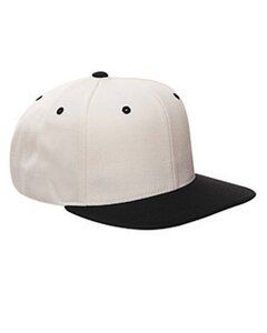 Yupoong 6089 - Casquette Visière plate  Natural/Black