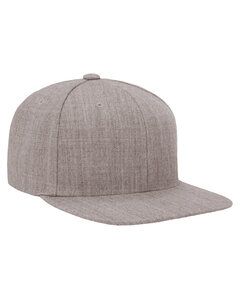 Yupoong 6089 - Casquette Visière plate  Heather Grey