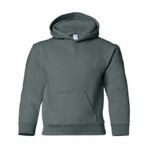 Gildan 18500B - Heavy Blend™ Youth Hooded Sweatshirt Gris Athlétique Foncé