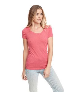Next Level 6730 - T-Shirt Tri Blend Scoop Vintage Shocking Pink