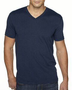 Next Level 6440 - T-shirt à col V en suédine Premium pour homme Midnight Navy