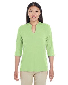 Devon & Jones DP188W - T-Shirt Top à encolure ouverte pour femme Perfect Fit Tailored Lime