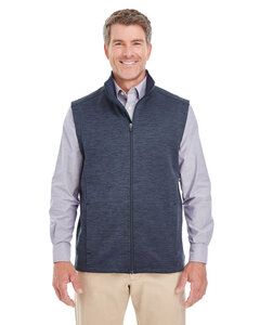 Devon & Jones DG797 - Gilet molletonné Newbury Mélange pour homme Navy Heather