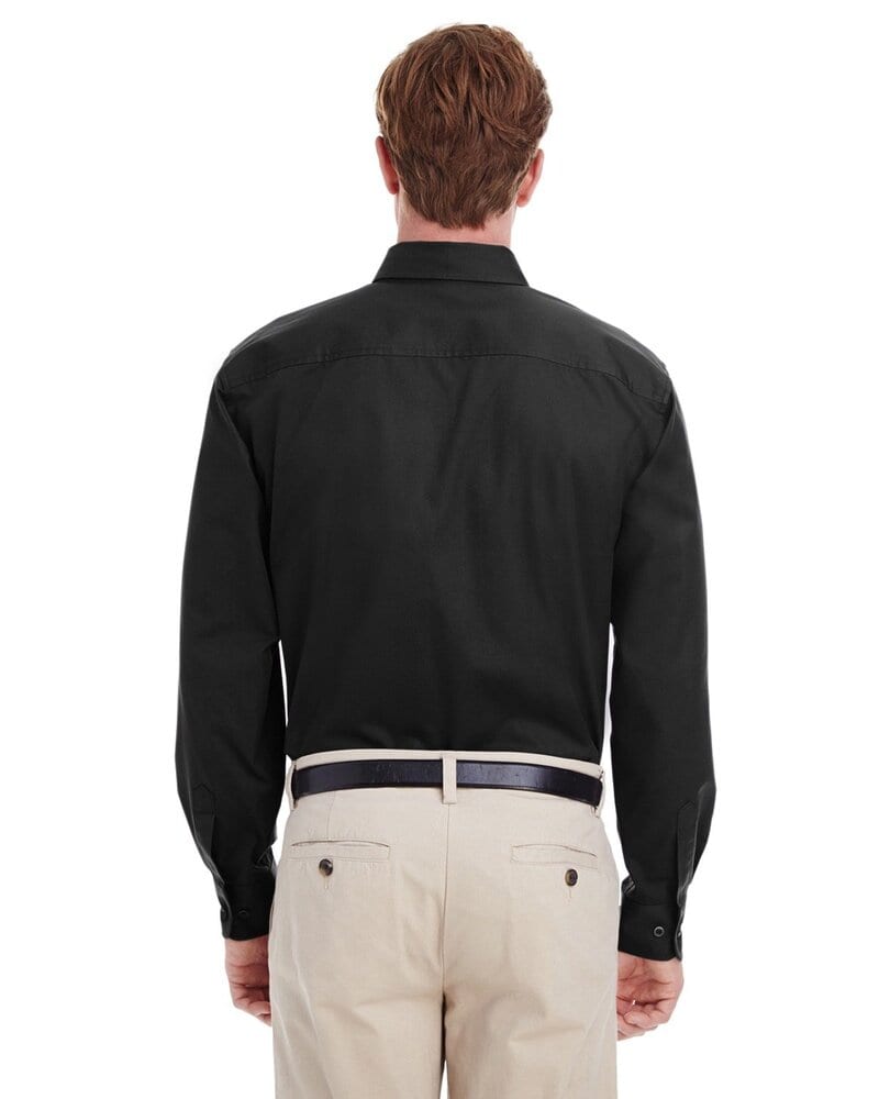 Harriton M581 - T-Shirt Hommes Foundation 100% coton à manches longues