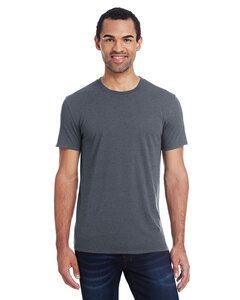 Threadfast 103A - T-shirt à manches courtes en Triblend Fleck pour hommes Charcoal Fleck