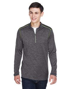 Core 365 CE401 - Chandail Kinetic Performance Quarter-Zip - Homme Crbn/Acd Gn 472