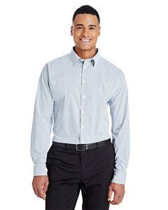 Devon & Jones DG540 - Chemise Hommes Crown Lux Performance Micro Windowpane - Chemise Navy/White