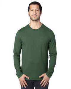 Threadfast 100LS - T-Shirt unisexe à manches longues Ultimate Vert Forêt