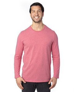 Threadfast 100LS - T-Shirt unisexe à manches longues Ultimate Red Heather