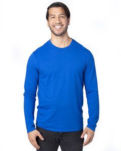 Threadfast 100LS - T-Shirt unisexe à manches longues Ultimate Bleu Royal
