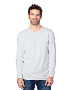 Threadfast 100LS - T-Shirt unisexe à manches longues Ultimate Argent