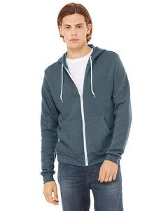 Bella+Canvas 3739 - Unisex Full-Zip Hooded Sweatshirt