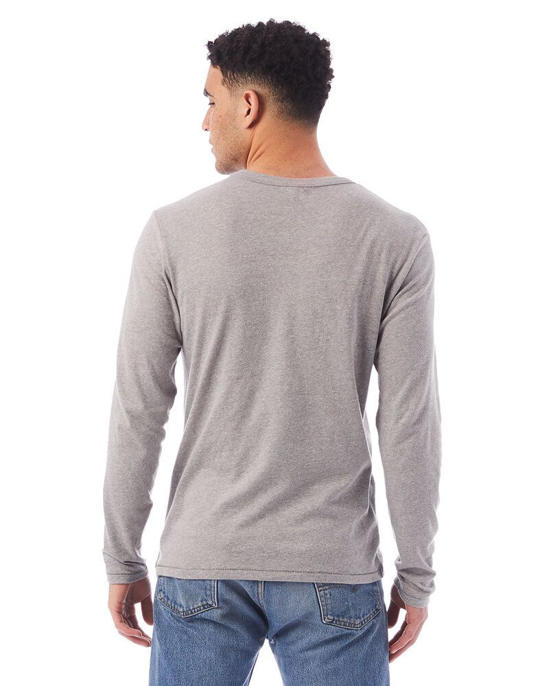 Alternative Apparel 5100BP - T-shirt à manches longues en jersey vintage Keeper pour homme