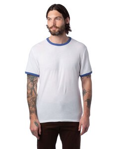 Alternative Apparel 5103BP - T-shirt unisexe à manches longues en jersey vintage Keeper White/Vnt Roy