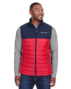 Columbia 1748031 - Gilet Powder Lite pour Homme Mtn Red/Col Nvy