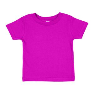 Rabbit Skins 3401 - T-shirt en jersey à manches courtes pour enfant de 5,5 oz.  Hot Pink