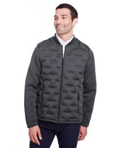 North End NE710 - Blouson bombardier hybride Pioneer pour homme Crbn/Blk H/Blk