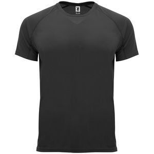 Roly CA0407 - BAHRAIN T-shirt technique manches courtes raglan Noir