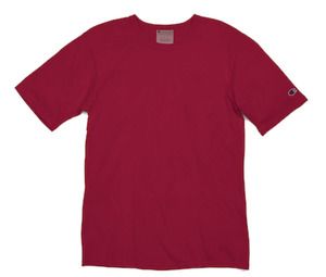 Champion CD100 - Tee-shirt à manches courtes teint dans la masse pour les adultes Crimson