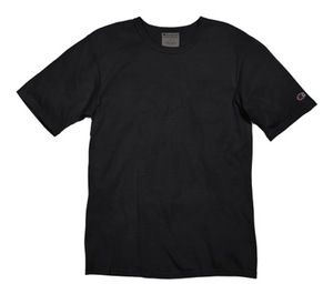 Champion CD100 - Tee-shirt à manches courtes teint dans la masse pour les adultes Noir