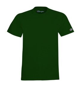 Champion T435 - T-shirt enfant en coton à manches courtes Vert foncé