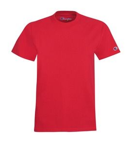 Champion T435 - T-shirt enfant en coton à manches courtes Rouge