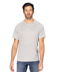 Threadfast 382R - T-shirt raglan unisexe Impact Heather Grey