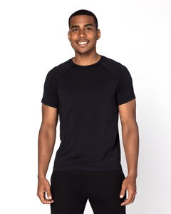 Threadfast 382R - T-shirt raglan unisexe Impact Noir