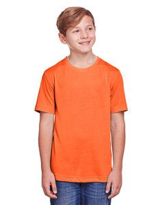 Core 365 CE111Y - T-shirt Fusion Chromasoft Performance pour jeune Campus Orange