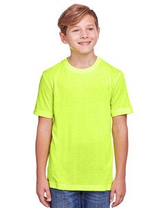 Core 365 CE111Y - T-shirt Fusion Chromasoft Performance pour jeune Safety Yellow