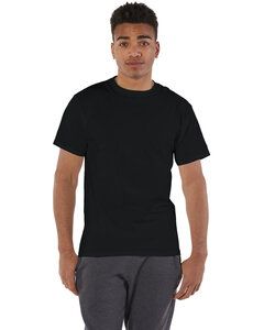 Champion T525C - T-shirt à manches courtes 6 Oz. Short-Sleeve T-Shirt Noir