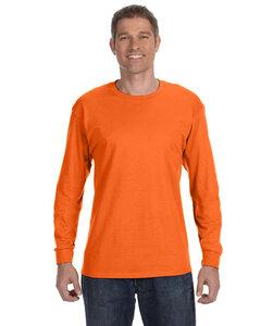 Gildan G540 - T-Shirt à manches longues en Coton Lourd™ 5,3 oz. Safety Orange