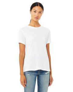 Bella+Canvas 6413 - T-Shirt Triblend Relaxé pour Femme Solid White Triblend
