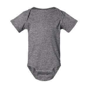 Rabbit Skins 4424 - Pantalon d'épaule pour bébé en jersey fin Granite Heather